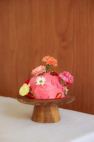 Floral chaos cake
