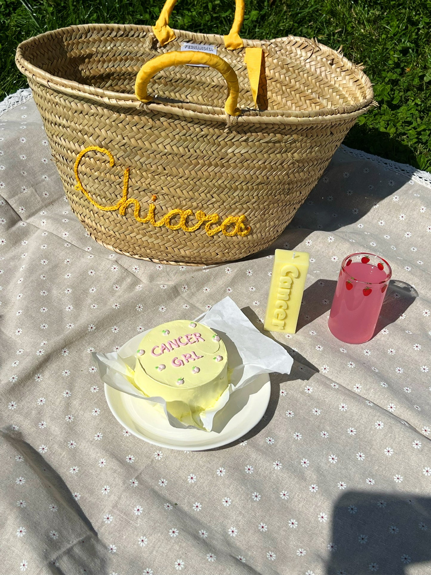 Cancer Cake + Candle