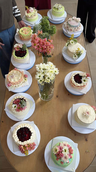 Workshop vintage cake