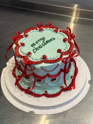 Merry Christmas Bento Cake 