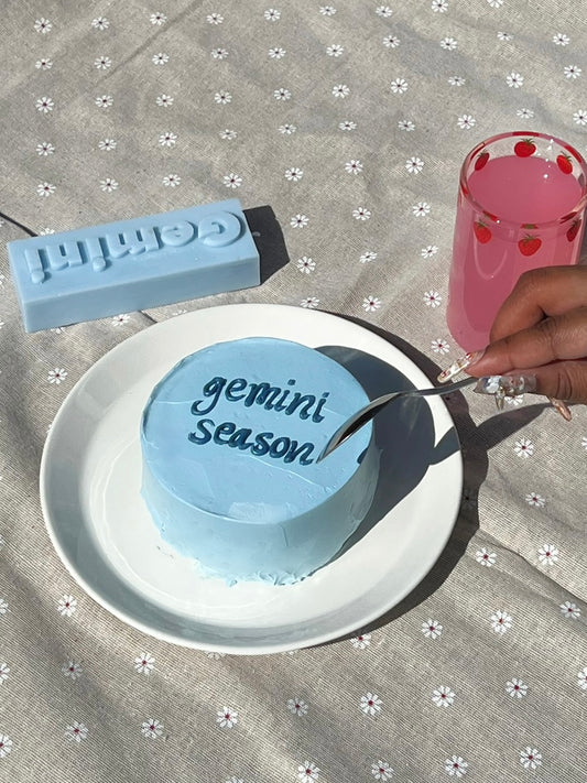 Gemini Cake + Candle